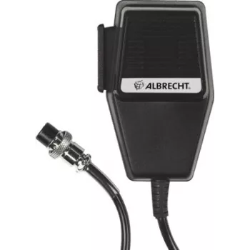 MIDLAND Albrecht DM-520 Dynamisches Mikrofon mit 6-Pin-Anschluss für CB-Funkgeräte 41966