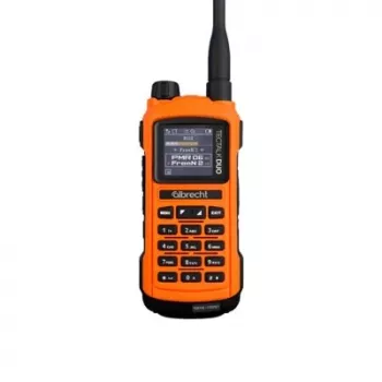 Midland Albrecht Tectalk Duo PMR446 + Freenet Handfunkgerät Doppelpack Orange IP56 29149