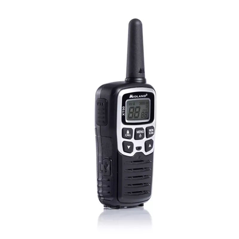 Midland XT50 2x PMR446 Handfunkgerät Grau