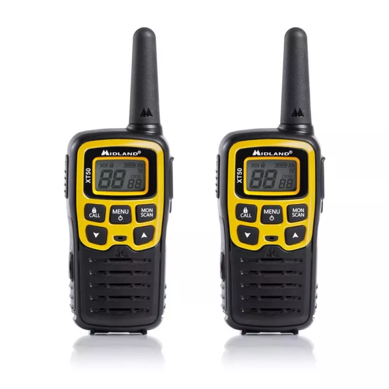 Midland XT50 Adventure Zwei-Wege-Funkgerät 24 Kanäle 446.00625 - 446.09375 MHz Schwarz, Grau