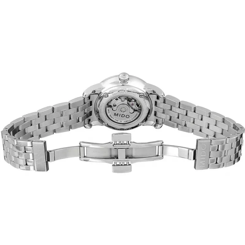 MIDO Baroncelli Lady Automatikuhr M76004691 29mm Edelstahl anthrazitfarbenes Zifferblatt