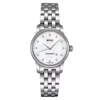 MIDO Baroncelli Lady Automatikuhr M76004691 29mm Edelstahl anthrazitfarbenes Zifferblatt