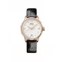 MIDO Damen Automatikuhr M043207360180 34mm Roségold PVD Edelstahl Weißes Perlmuttzifferblatt Schwarzes Lederarmband Limited Edition