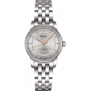MIDO Damen Automatikuhr M76004101 29mm Edelstahl Silbernes Zifferblatt