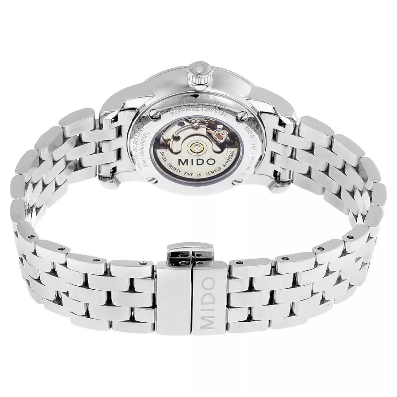MIDO Damen Automatikuhr M76004761 29mm Edelstahl Silbernes Zifferblatt