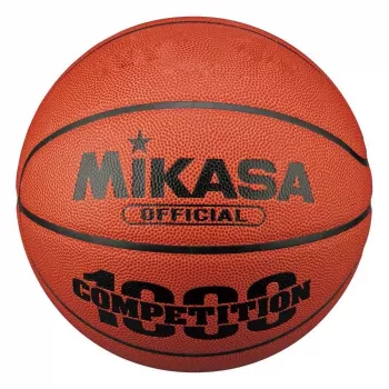 Mikasa BQJ1000 FIBA-zugelassener Basketball Größe 5 - Indoor Premium-Kunstleder, 12-teilig, verbesserter Grip, Orange/Creme