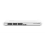 MikroTik CSS326-24G-2S+RM Managed Layer 2 Switch, 24x Gigabit Ethernet, 2x 10G SFP+, PoE Input, 1U Rackmount, Weiß
