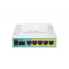 MikroTik hEX PoE Gigabit Ethernet Router Weiß