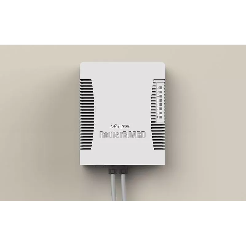 MikroTik hEX PoE Gigabit Ethernet Router Weiß