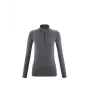 MILLET Damen Drynamic Warm Half-Zip Baselayer Top - Graphite Grey - XS/S