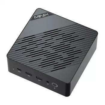 MINIX ER937-AI Barebone Mini PC mit AMD Ryzen 7 3750H, 4 Kernen/8 Threads, Radeon Vega 10, Dual Gigabit LAN, Wi-Fi 5, VESA-montierbar