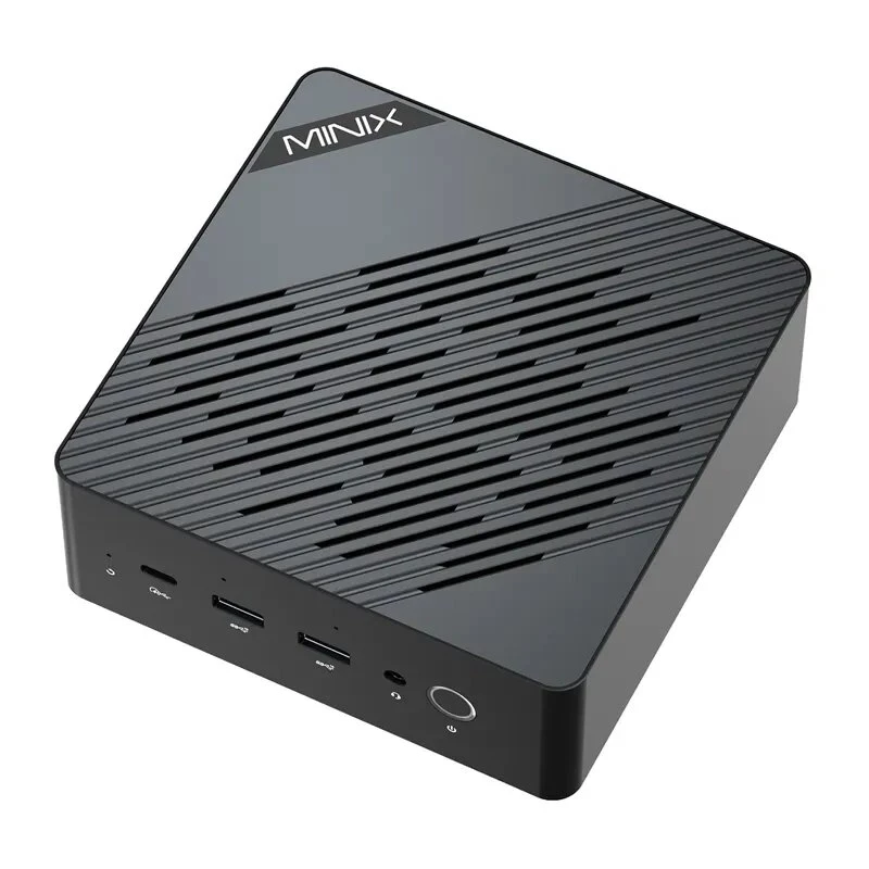 MINIX ER937-AI Barebone Mini PC mit AMD Ryzen 7 3750H, 4 Kernen/8 Threads, Radeon Vega 10, Dual Gigabit LAN, Wi-Fi 5, VESA-montierbar