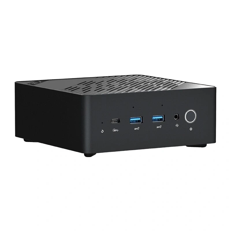 MINIX ER937-AI Barebone Mini PC mit AMD Ryzen 7 3750H, 4 Kernen/8 Threads, Radeon Vega 10, Dual Gigabit LAN, Wi-Fi 5, VESA-montierbar