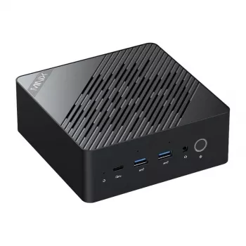 MINIX ER937-AI Barebone Mini PC mit AMD Ryzen 7 3750H, 4 Kernen/8 Threads, Radeon Vega 10, Dual Gigabit LAN, Wi-Fi 5, VESA-montierbar