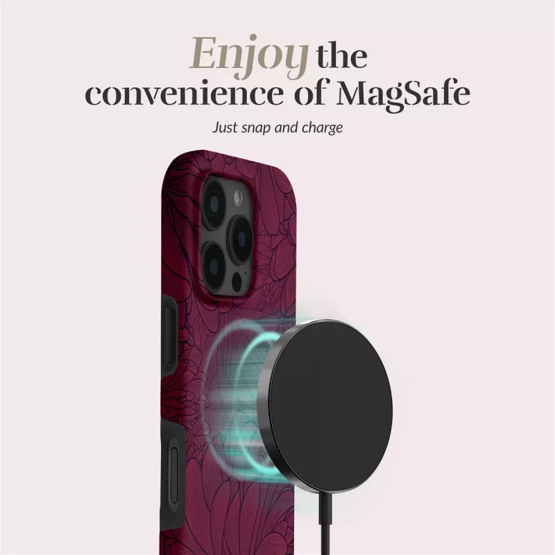 MIO Berry Blooms Magsafe Case Kompatibel für iPhone 16