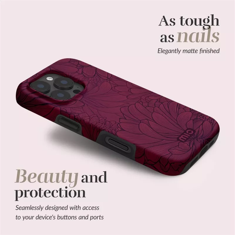 MIO Berry Blooms Magsafe Case Kompatibel für iPhone 16