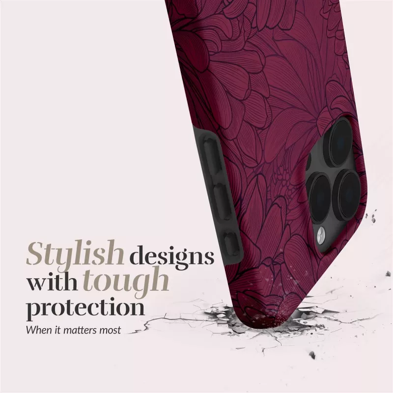 MIO Berry Blooms MagSafe Case kompatibel mit iPhone 16 Plus