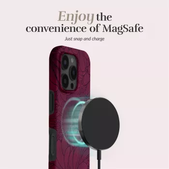 MIO Berry Blooms MagSafe Case kompatibel mit iPhone 16 Plus