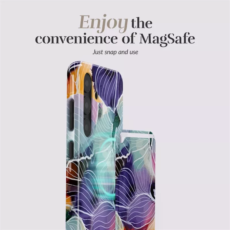 MIO Flowers Magsafe Case Compatible Card Holder
