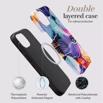 MIO Flowers Magsafe Kompatibel für iPhone 16 Pro