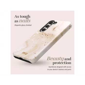 MIO Gold Marble Magsafe-kompatible Hülle für Samsung S25 Plus 5G