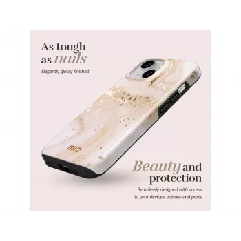 MIO Gold Marble Magsafe Kompatibel für iPhone Pro Max