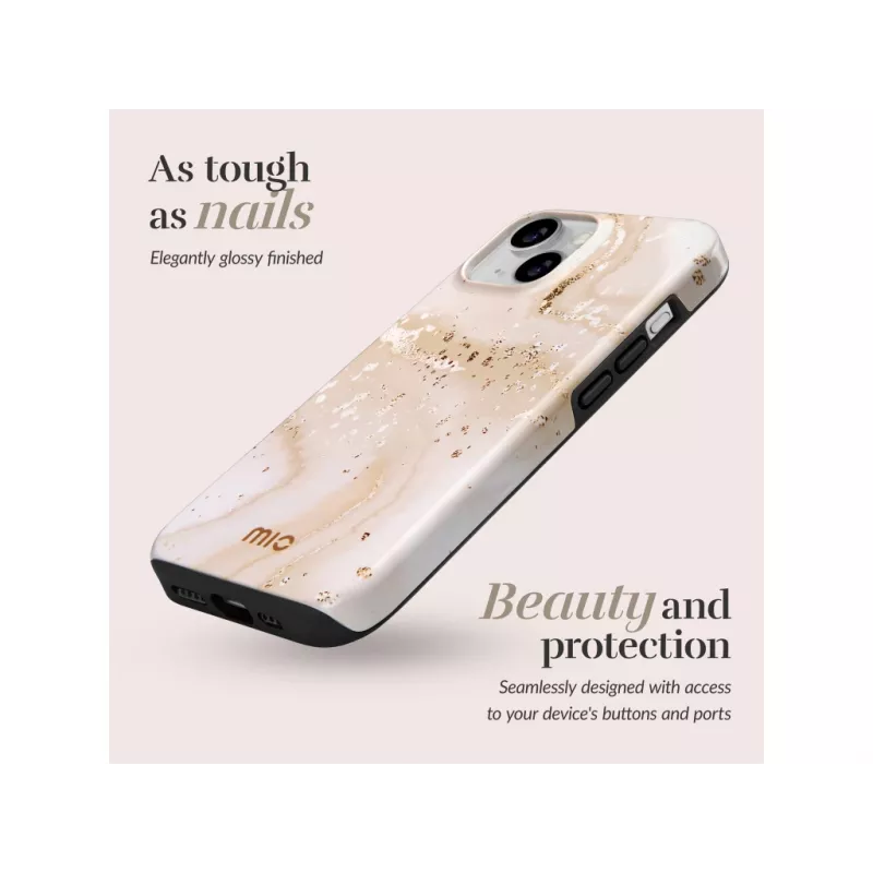 MIO Gold Marble Magsafe Kompatibel für iPhone Pro Max
