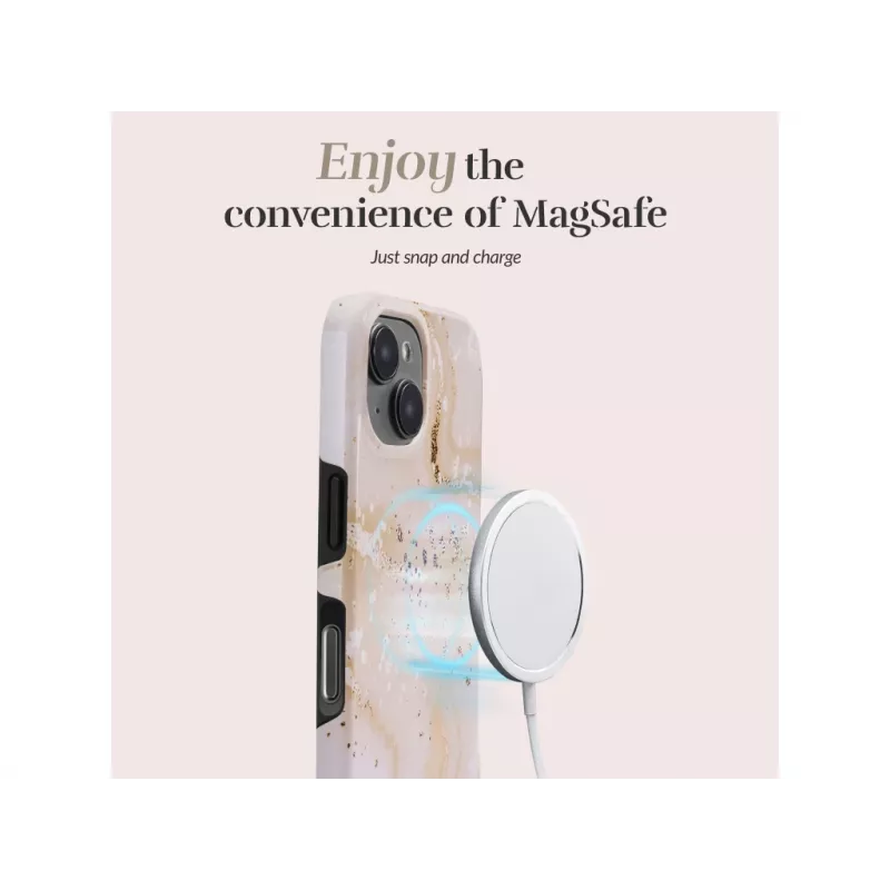 MIO Gold Marble Magsafe Kompatibel für iPhone Pro Max