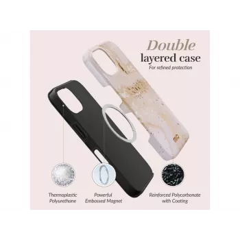 MIO Gold Marble Magsafe Kompatibel für iPhone Pro Max