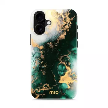 MIO Green Marble Magsafe-kompatible Hülle für iPhone 16 Plus