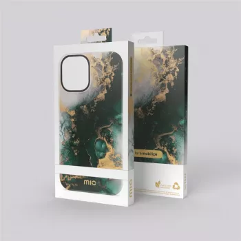 MIO Green Marble Magsafe Compatible Case für iPhone 16 Pro