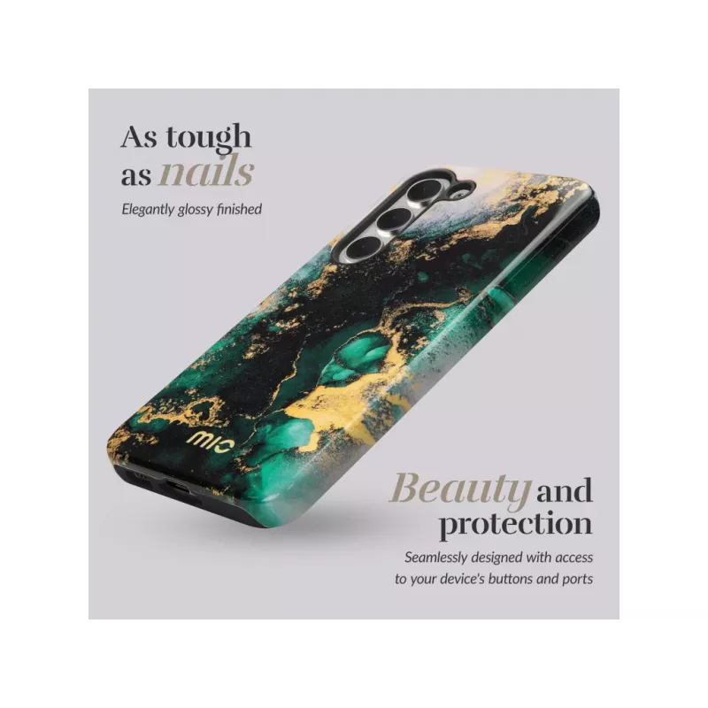 MIO Green Marble Magsafe-kompatible Hülle für Samsung S25 Plus 5G