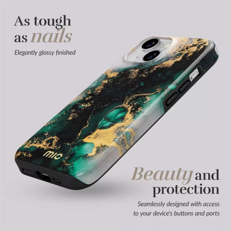 MIO Green Marble Magsafe Kompatibel für iPhone 16