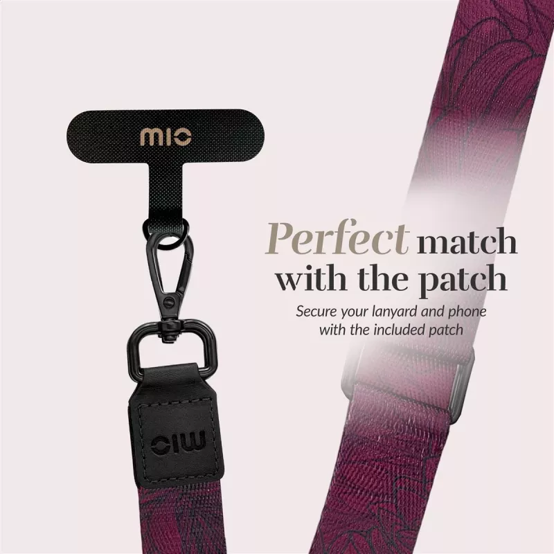 MIO Lanyard Strap Berry Blooms