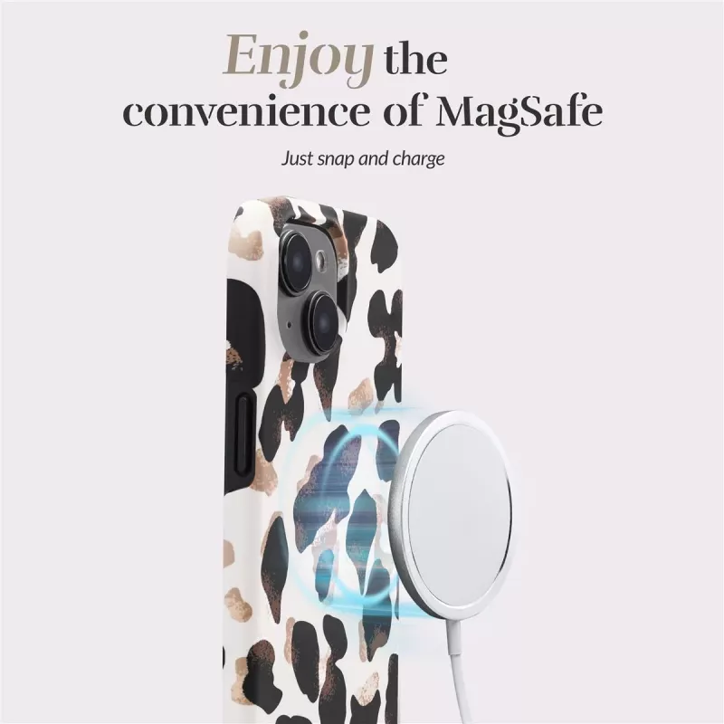 MIO Leopard Magsafe Kompatible Hülle für iPhone 16 Pro