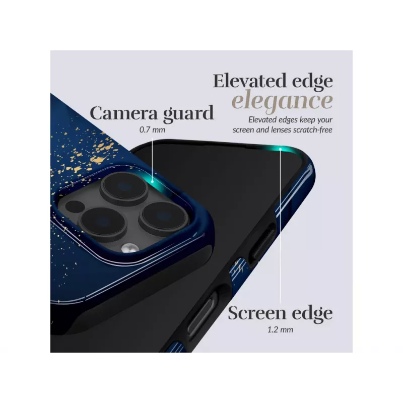 MIO Midnight Sparkle Magsafe Case Kompatibel für iPhone 17 Pro