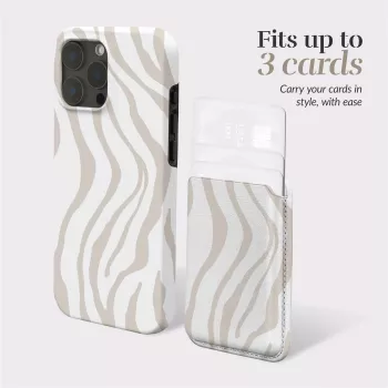 MIO Sandy Zebra Magsafe Case Compatible Card Holder