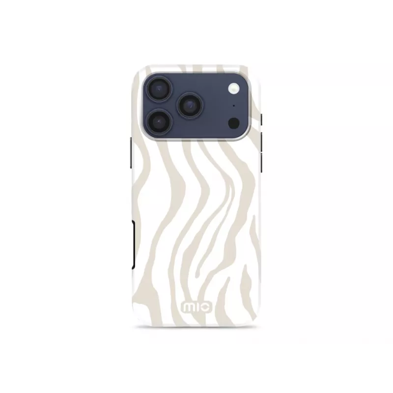 MIO Sandy Zebra Magsafe Case kompatibel mit iPhone 17 Pro Max