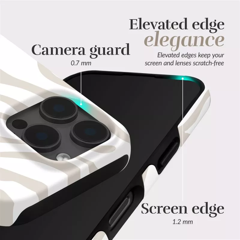 MIO Sandy Zebra Magsafe Case Kompatibel für Samsung S25+ 5G