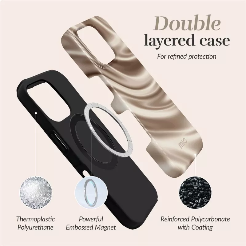 MIO Silky Dreams Magsafe Case Kompatibel für iPhone 16 Plus