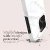 MIO White Marble Magsafe Case Kompatibel mit Samsung S25+ 5G