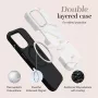 MIO White Marble Magsafe Case Kompatibel mit Samsung S25+ 5G