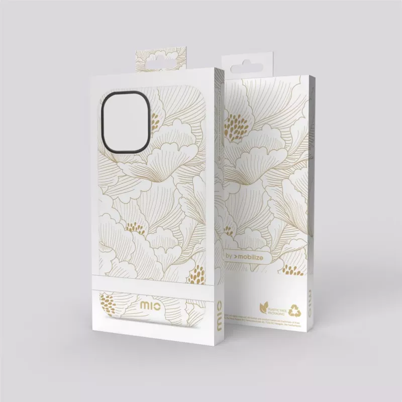 MIO White Roses Magsafe Kompatible Hülle für iPhone 16 Pro Max