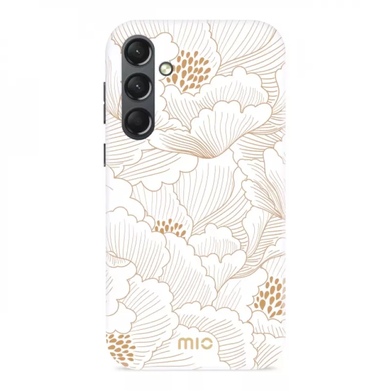 MIO White Roses Magsafe Kompatible Hülle für Samsung S24 5G