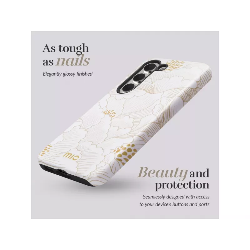 MIO White Roses Magsafe-kompatible Hülle für Samsung S25 Plus 5G