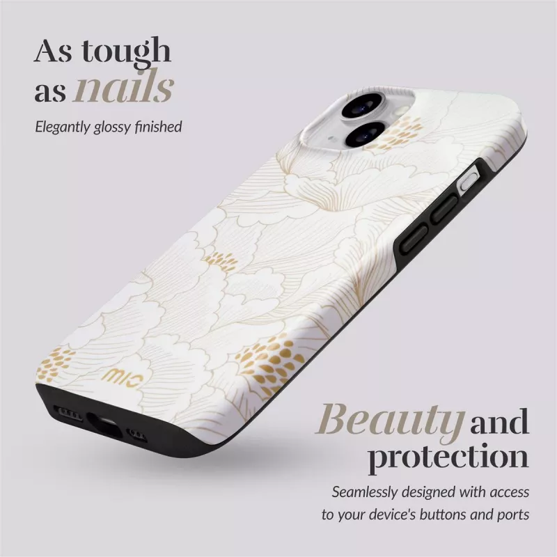 MIO White Roses Magsafe Kompatibel für iPhone 13/14/15