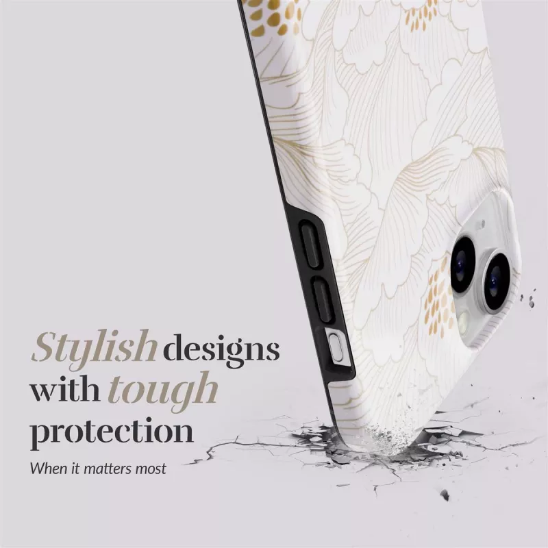 MIO White Roses Magsafe Kompatibel für iPhone 16 Plus