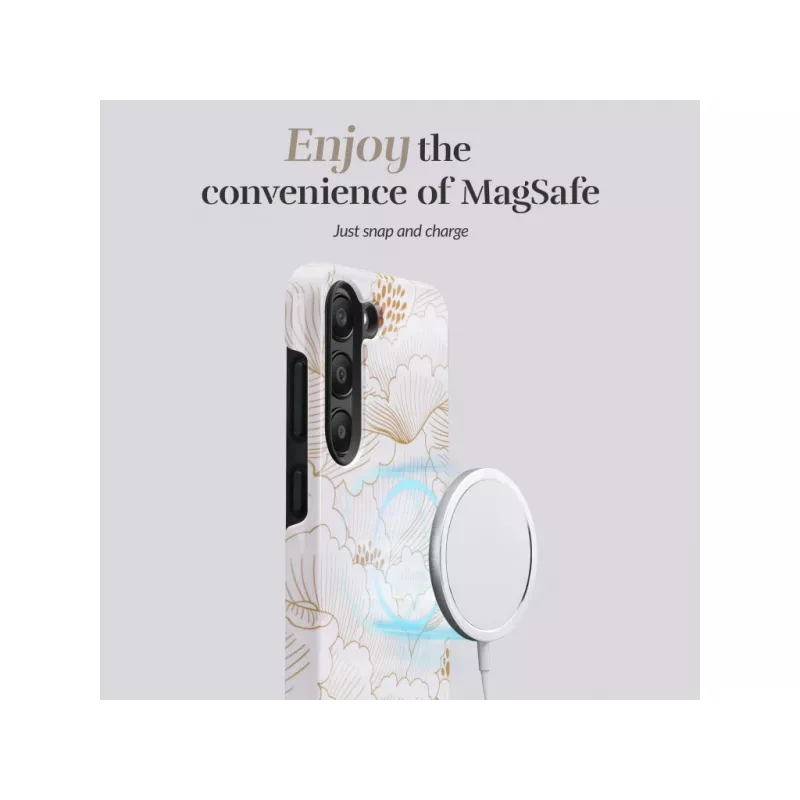MIO White Roses Magsafe Kompatibel für Samsung S25 5G