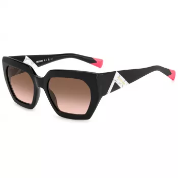 MISSONI Damen Butterfly-Sonnenbrille MIS0170S807 - Havana Acetatrahmen, braune Verlaufsgläser, 55 mm