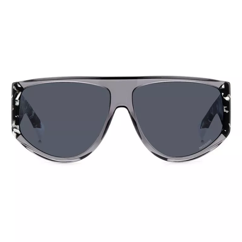 MISSONI Damen Cat-Eye-Sonnenbrille MIS0165SUHX Havana Acetat Braun Verlaufsgläser 61mm